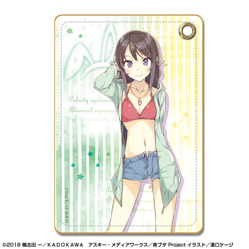 『青春ブタ野郎はバニーガール先輩の夢を見ない』レザーパスケース デザイン08(桜島麻衣/C)【202509再販】